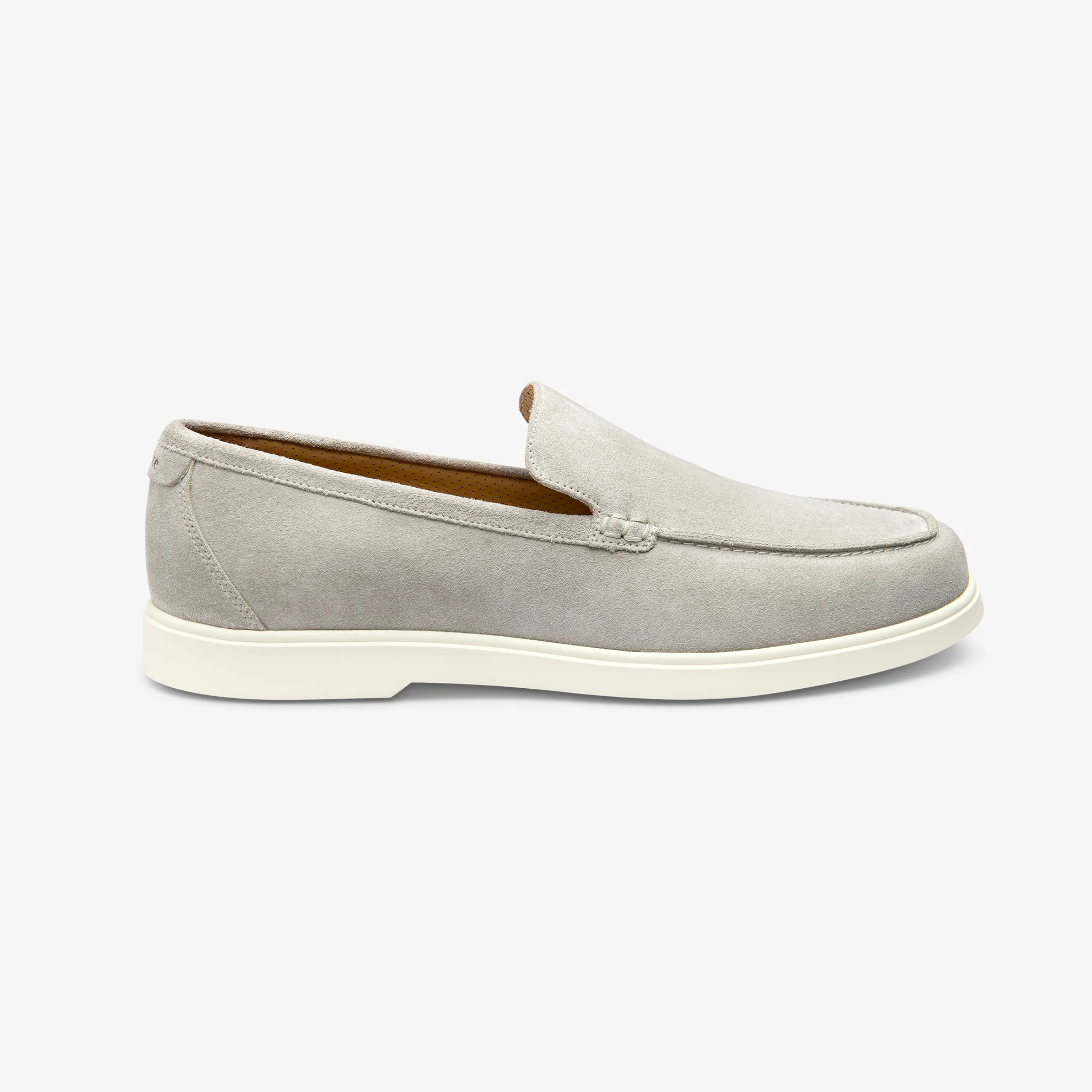 Loake Tuscany Suede Loafer - Stone