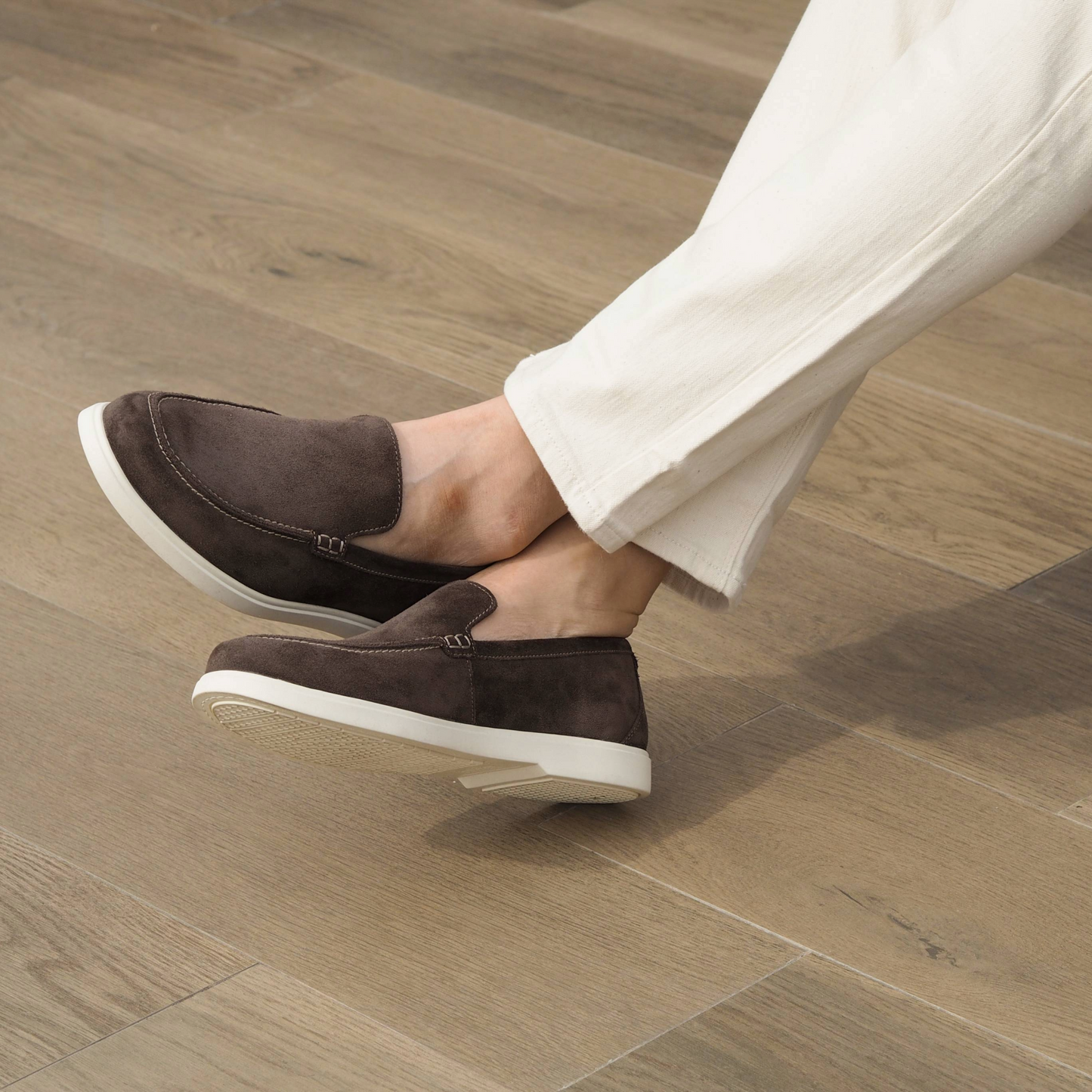 Loake Tuscany Suede Loafer - Anthracite