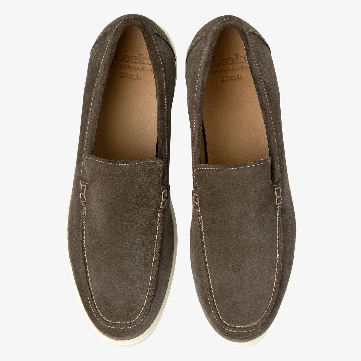 Loake Tuscany Suede Loafer - Anthracite