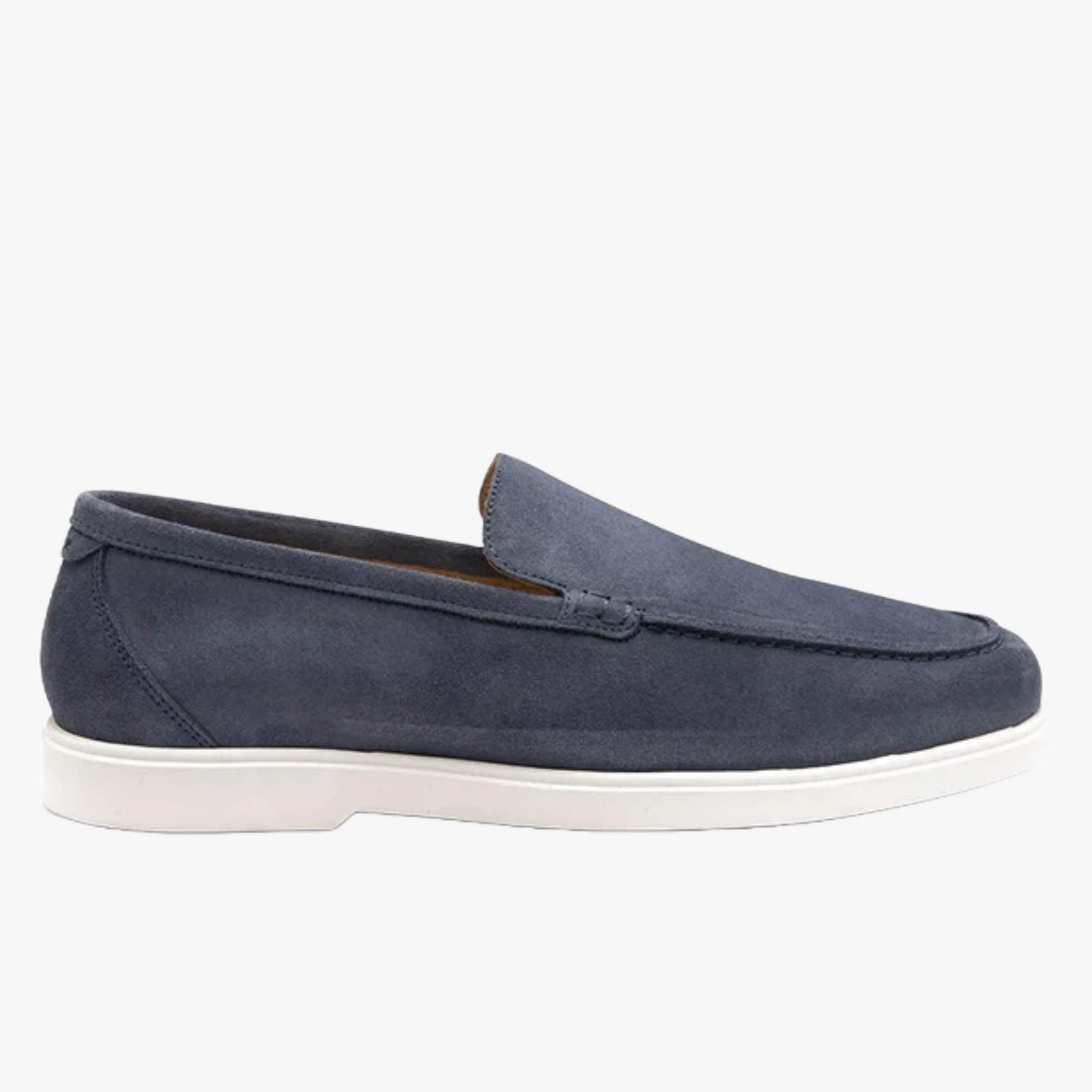 Loake Tuscany Suede Loafer - Denim Blue