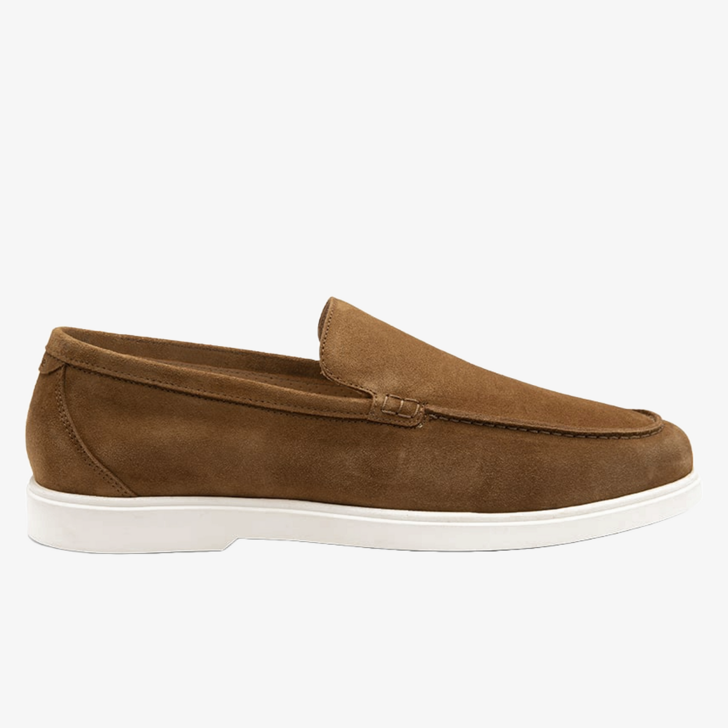 Loake Tuscany Suede Loafer - Chestnut Brown
