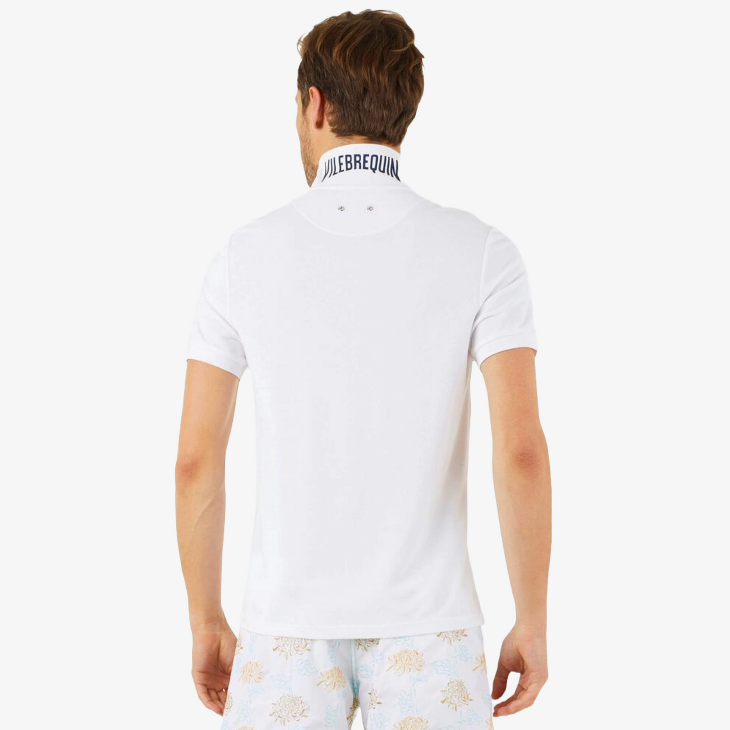 Vilebrequin Organic Cotton Pique Polo Shirt - White