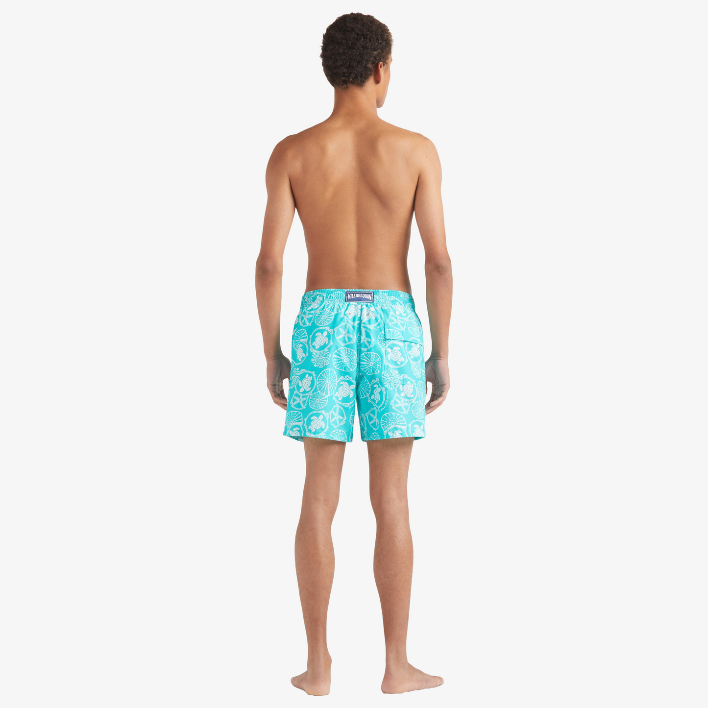Vilebrequin Oursins Bicolores Swim Shorts - Disco Green