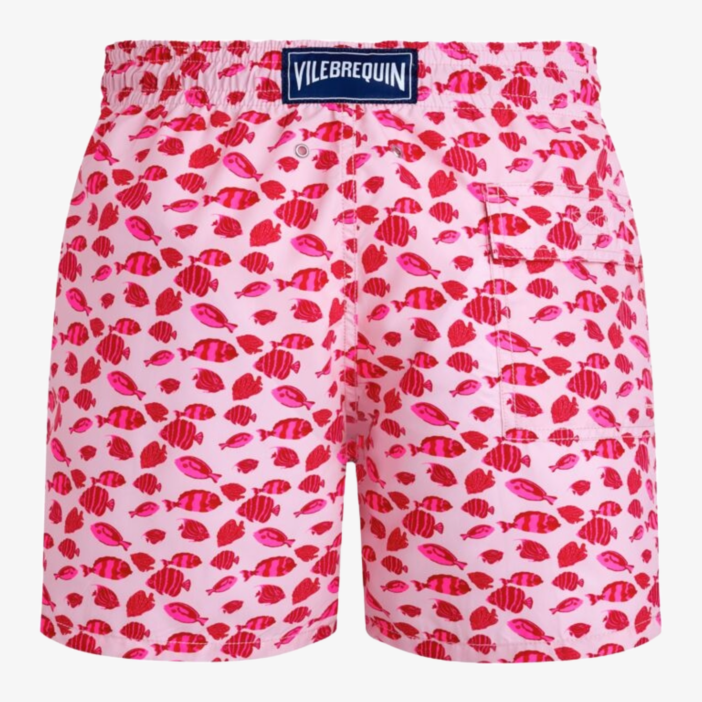Vilebrequin Men Fishy Dance Swim Shorts - Peony