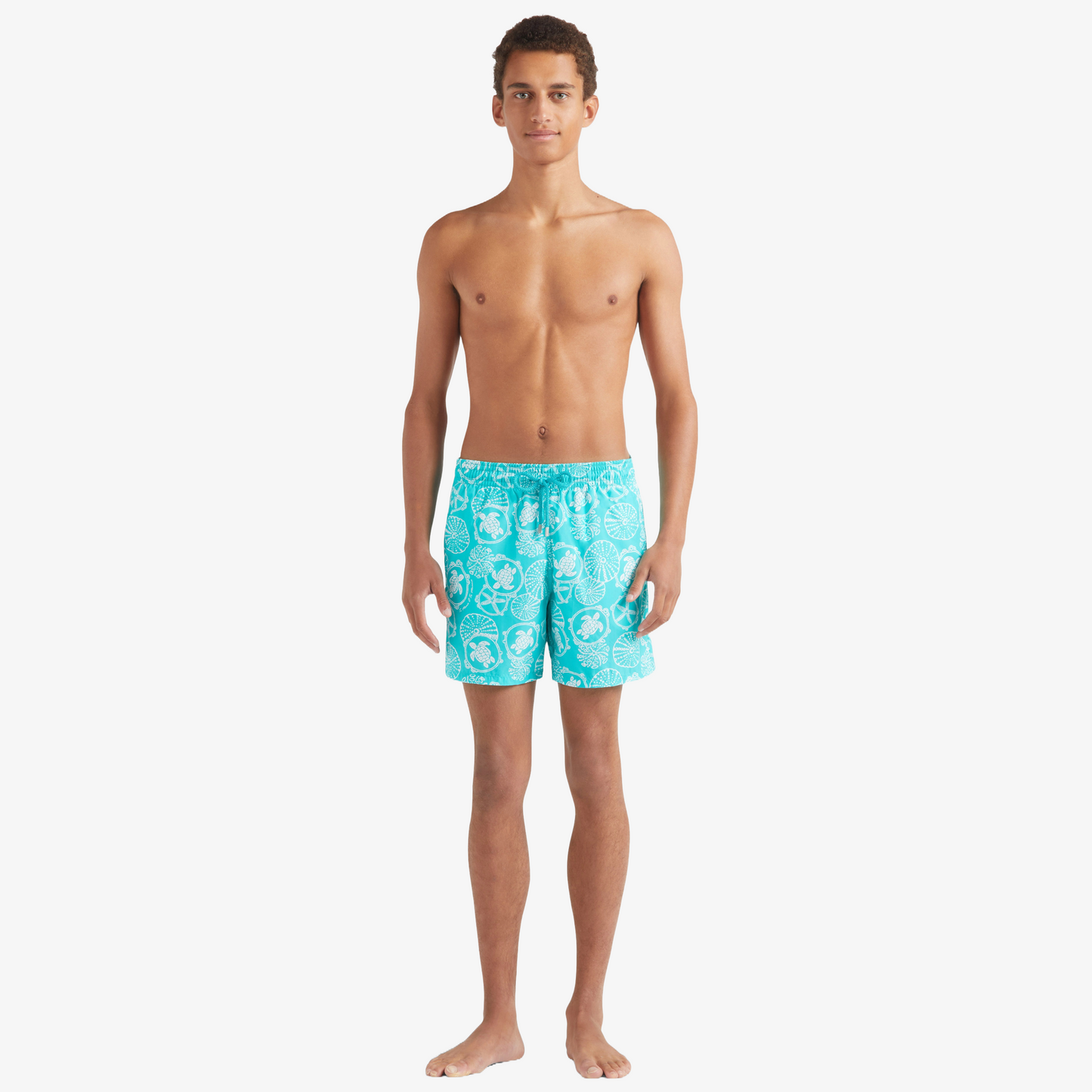 Vilebrequin Oursins Bicolores Swim Shorts - Disco Green
