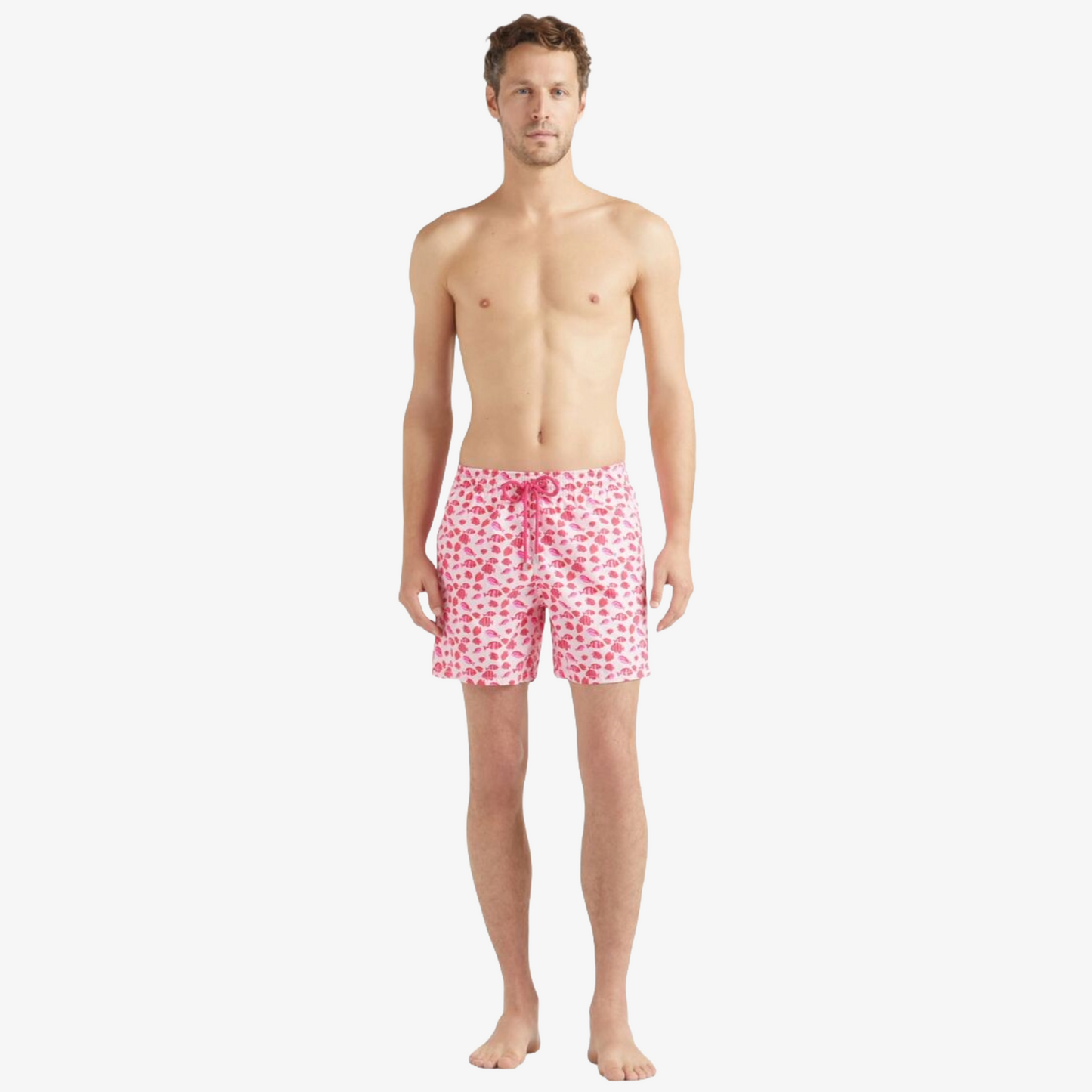 Vilebrequin Men Fishy Dance Swim Shorts - Peony