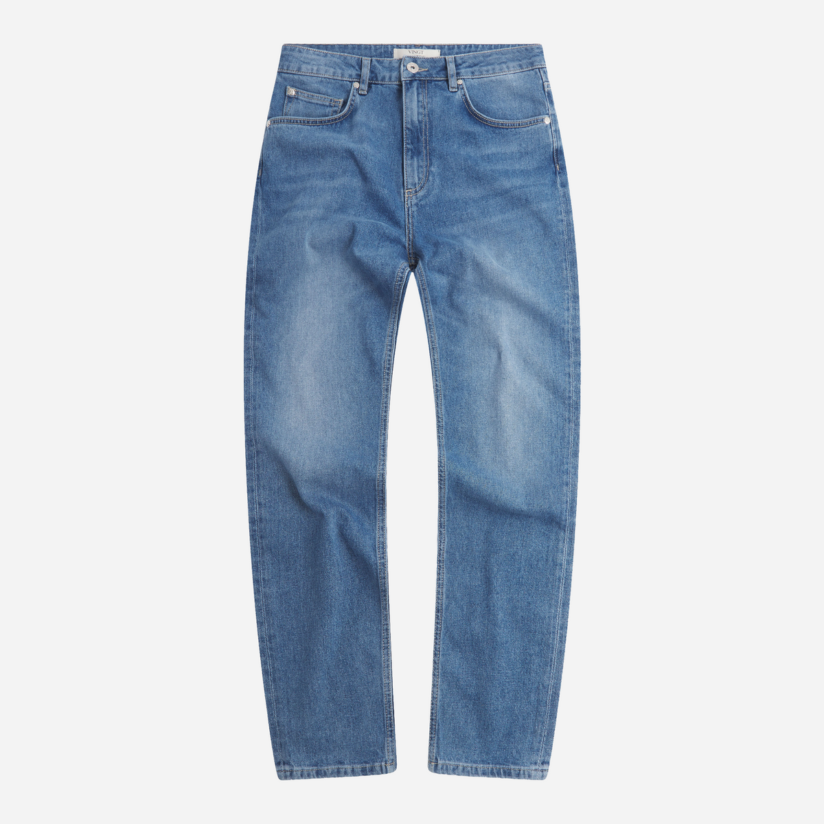 Vingt Quatre Craig Taper Fit Jeans - Light Blue