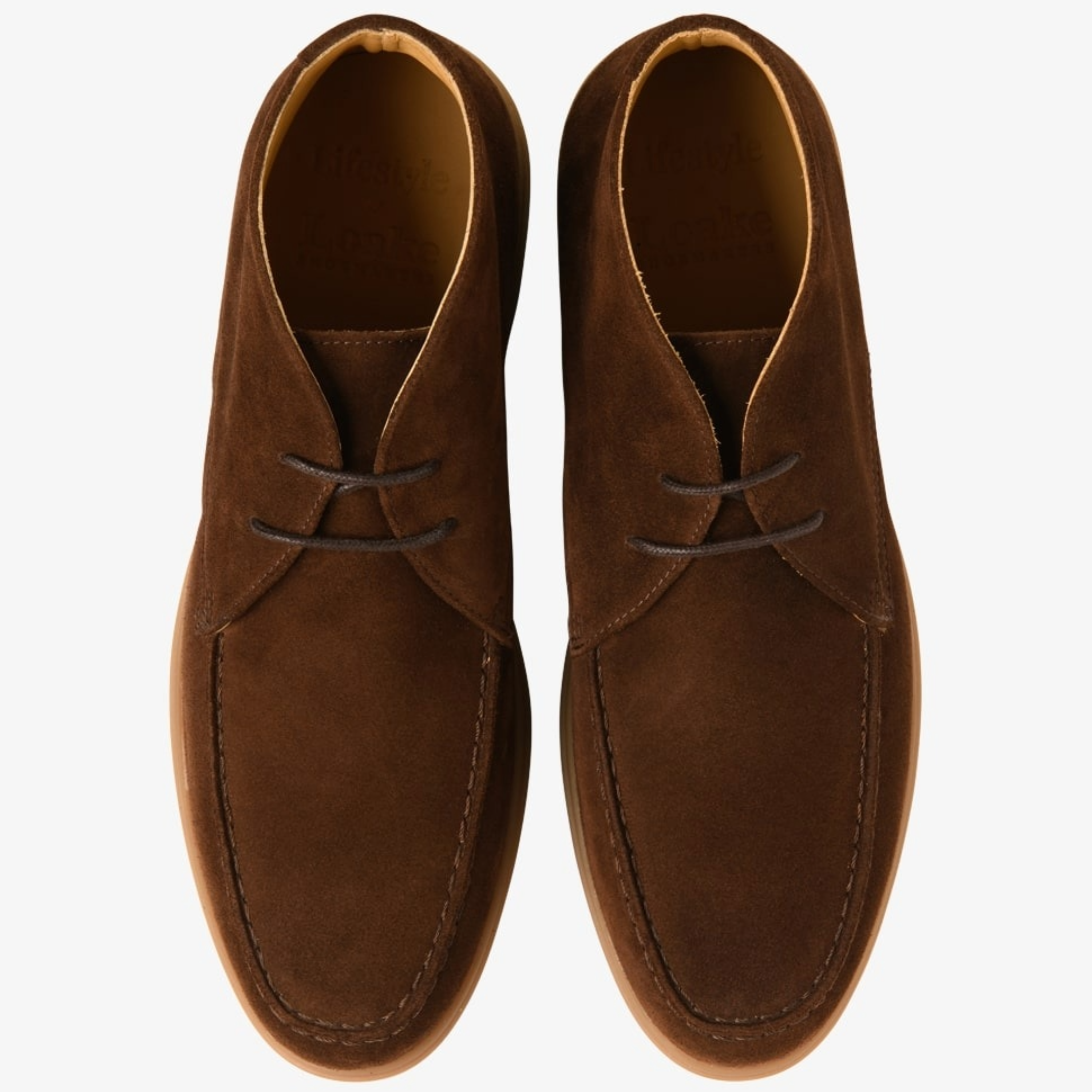 Loake Amalfi Chukka Suede Boot - Chocolate