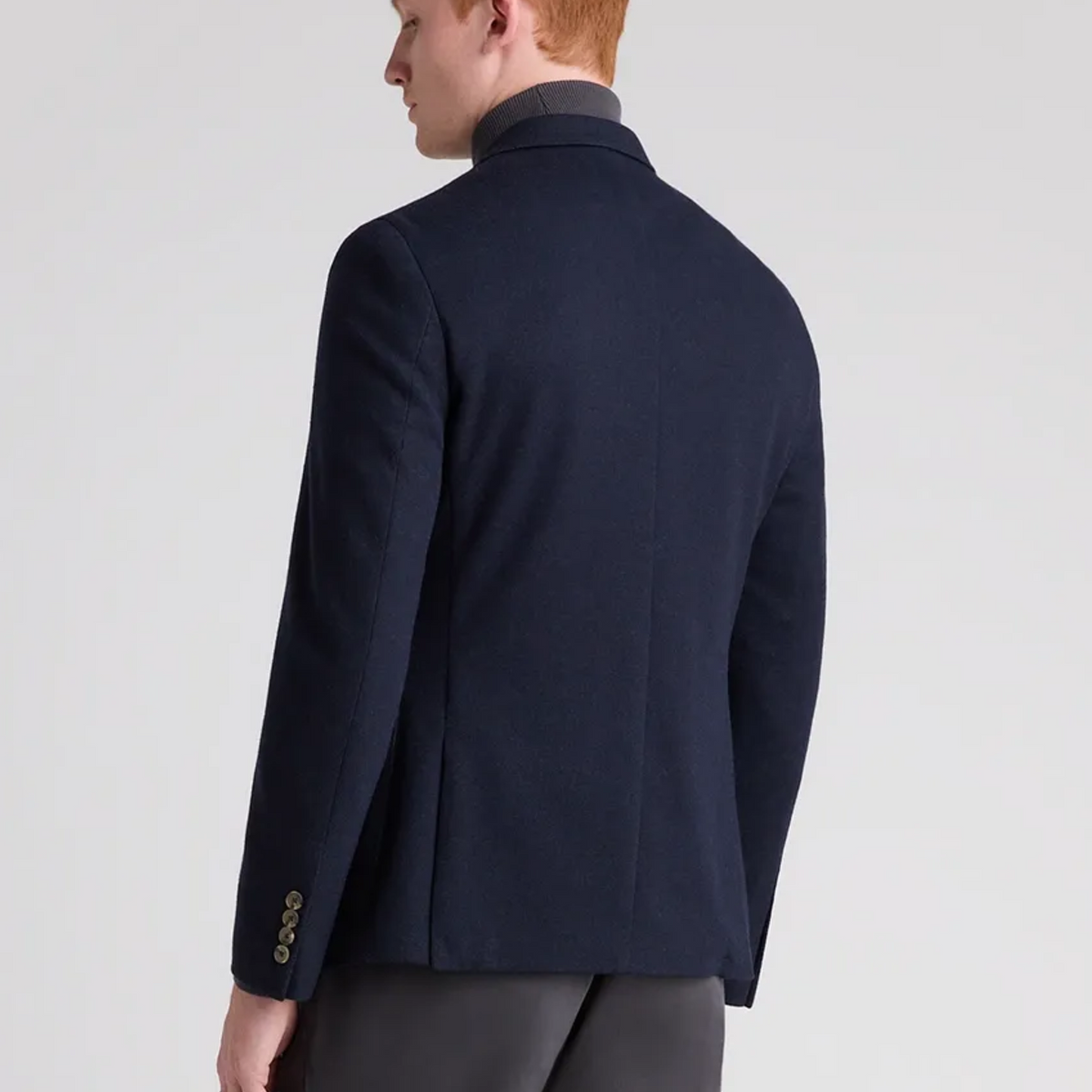 Remus Antoni Wool Blend Jacket - Navy