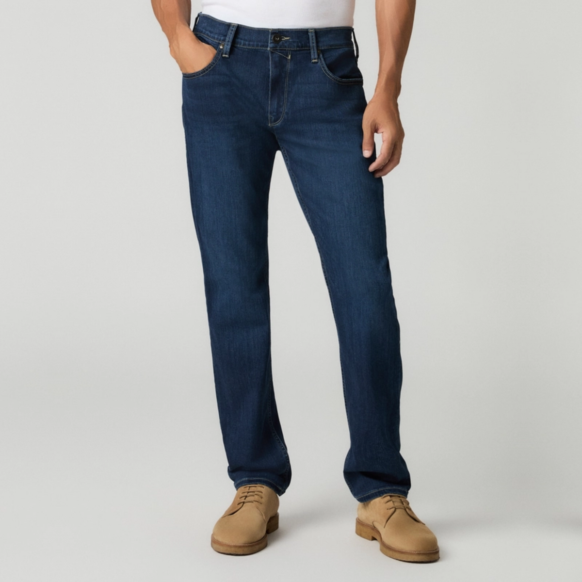 Paige Federal Slim Straight Jeans - Amherst