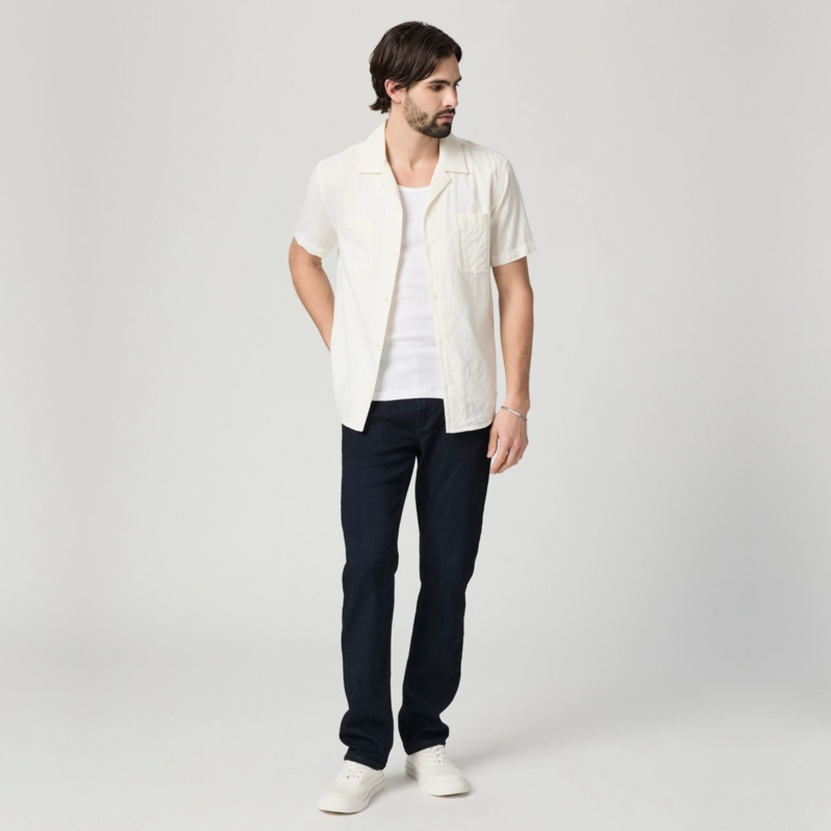 Paige Federal Slim Straight Jeans - Inkwell