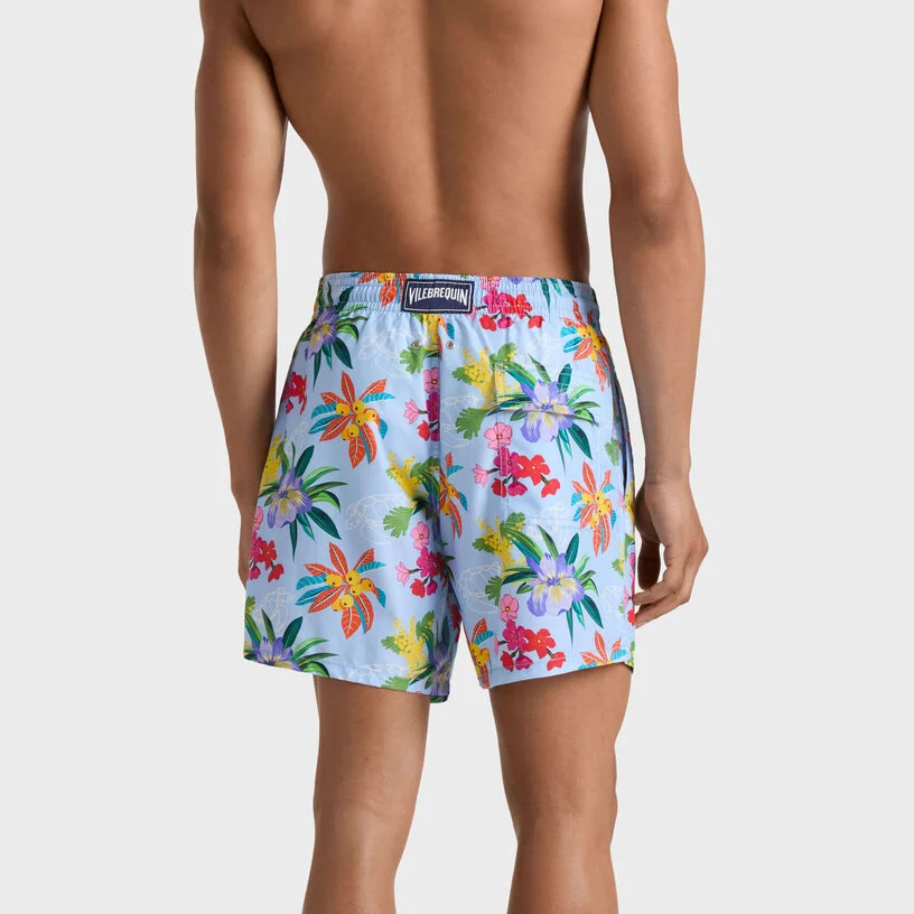 Vilebrequin Moorea Garden Turtles Swim Shorts - Blue