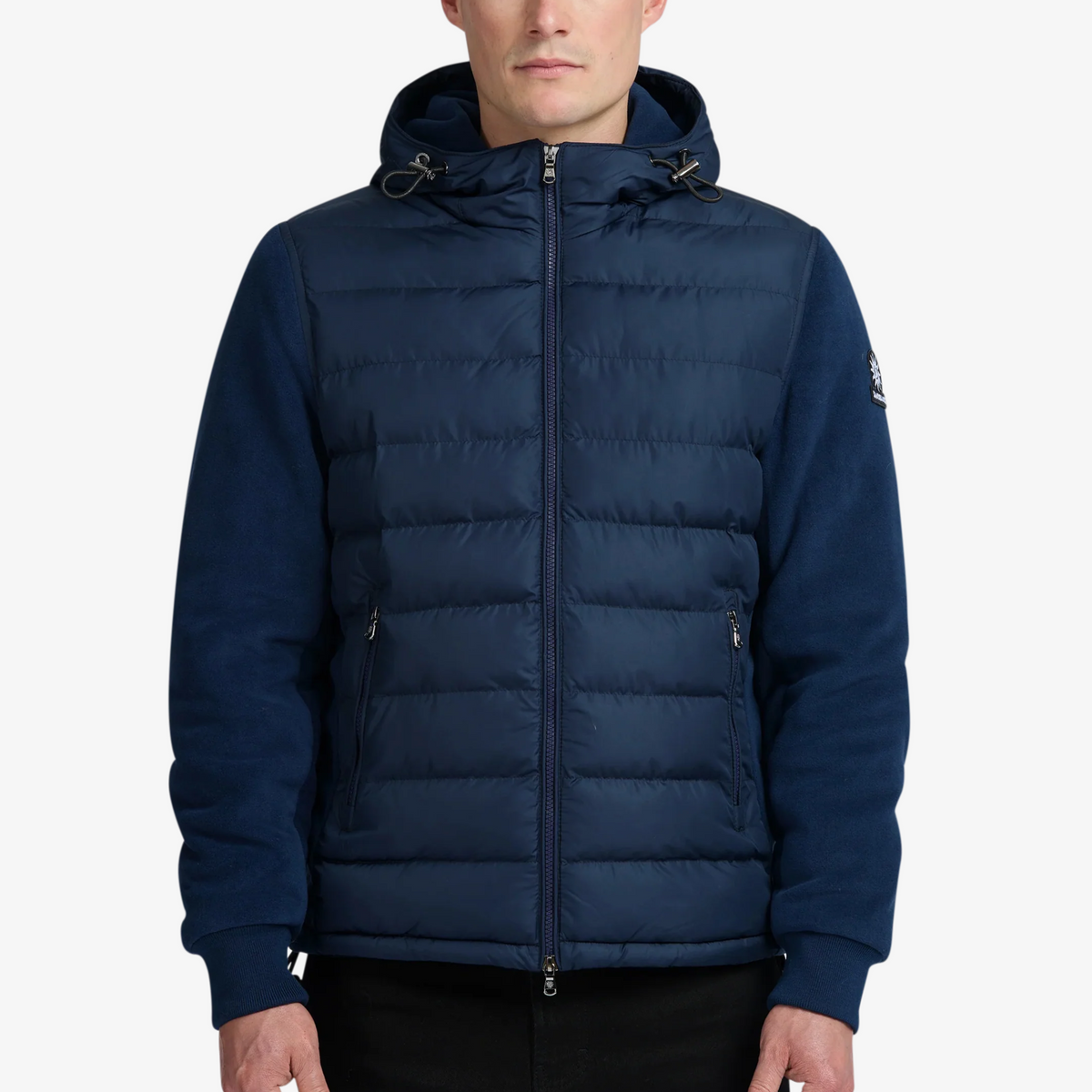 Sandbanks Outlander Hybrid Puffer Jacket - Navy