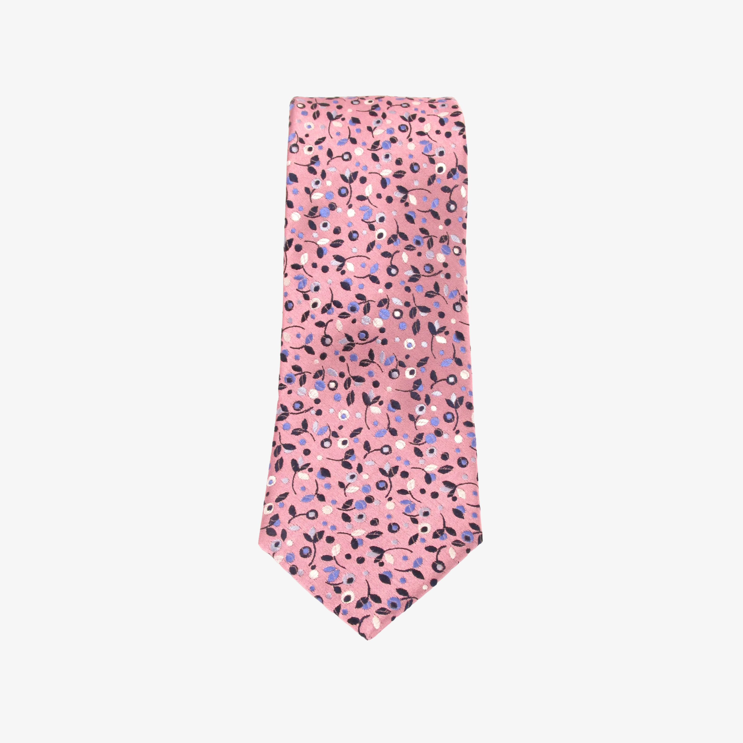 Van Buck Berries Silk Tie - Pink