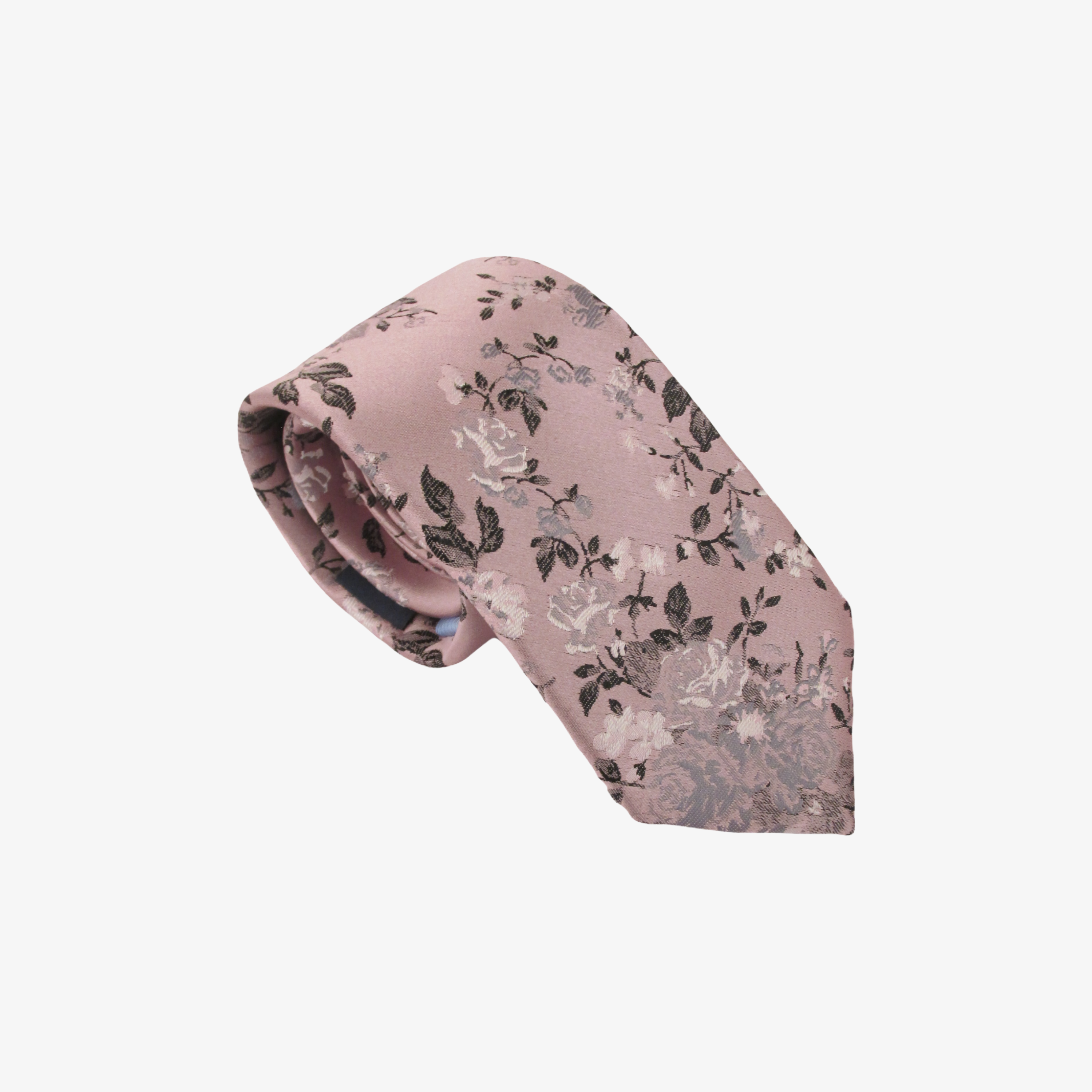 Van Buck Floral Silk Tie - Pink
