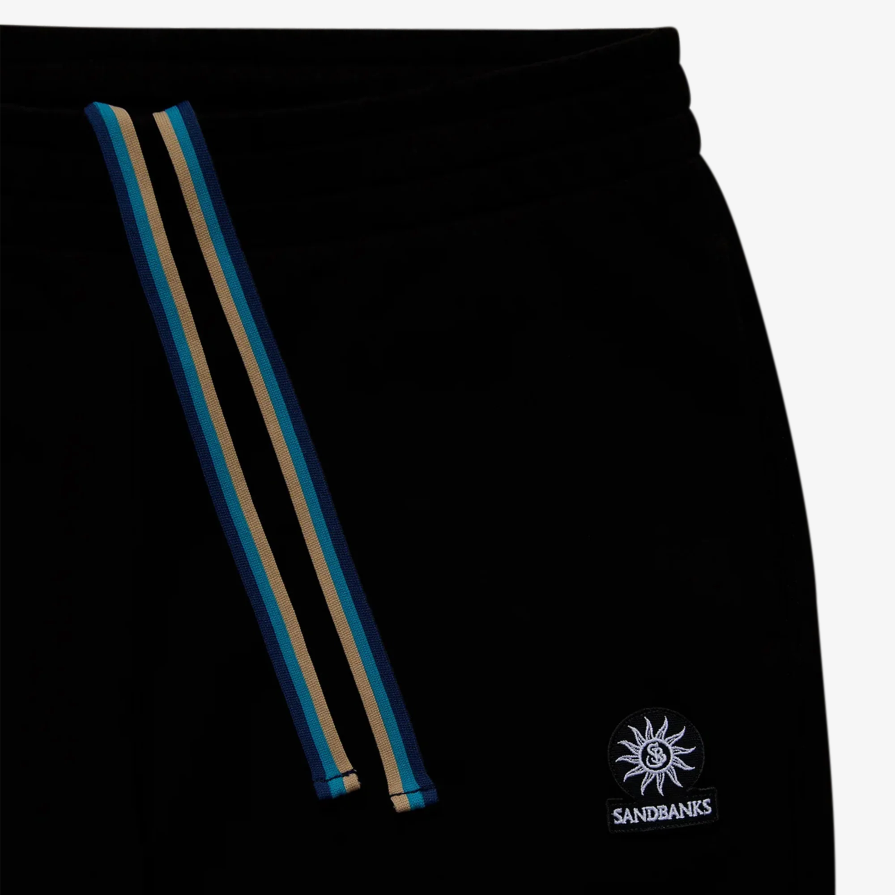 Sandbanks Elasticated Cuff Sweat Pants - Black