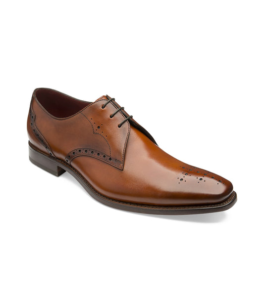 Loake Hannibal Shoes - Chestnut Calf Punched