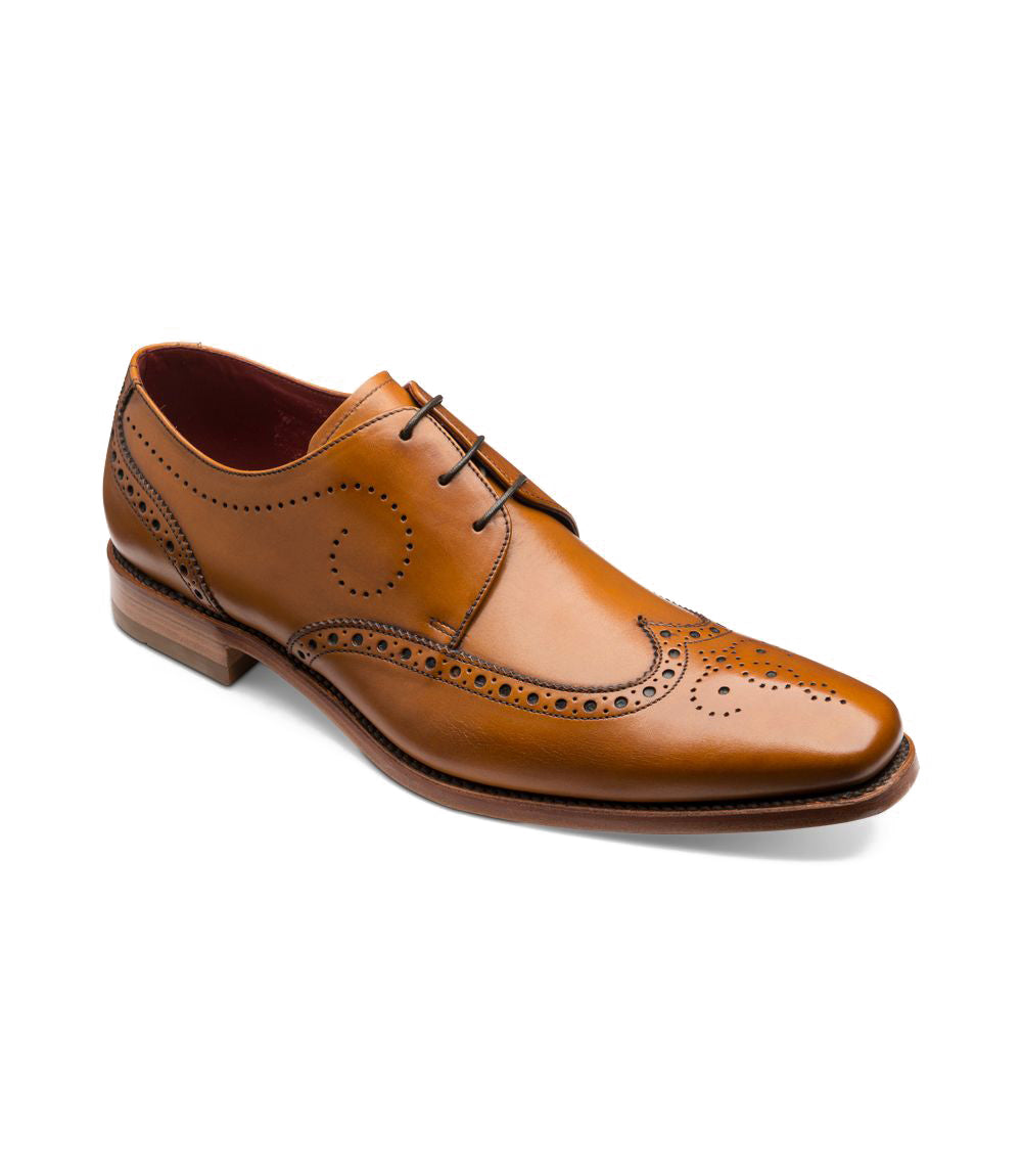 Loake Kruger Shoes - Tan Burnished Calf