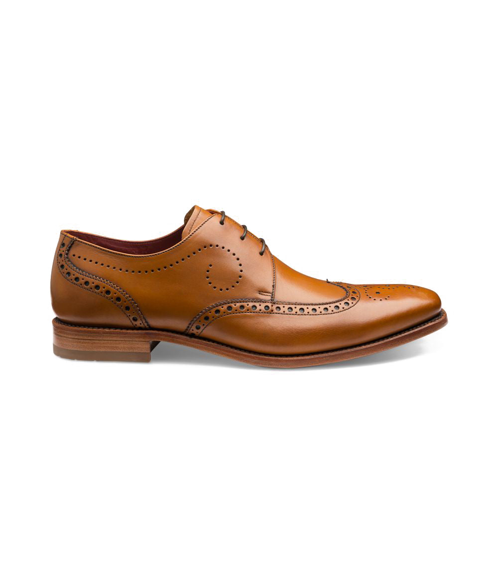 Loake Kruger Shoes - Tan Burnished Calf