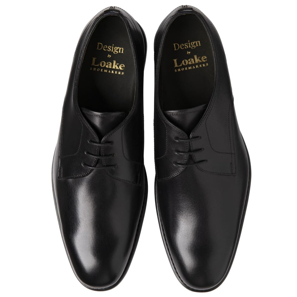 Loake Atherton Shoes - Black Calf