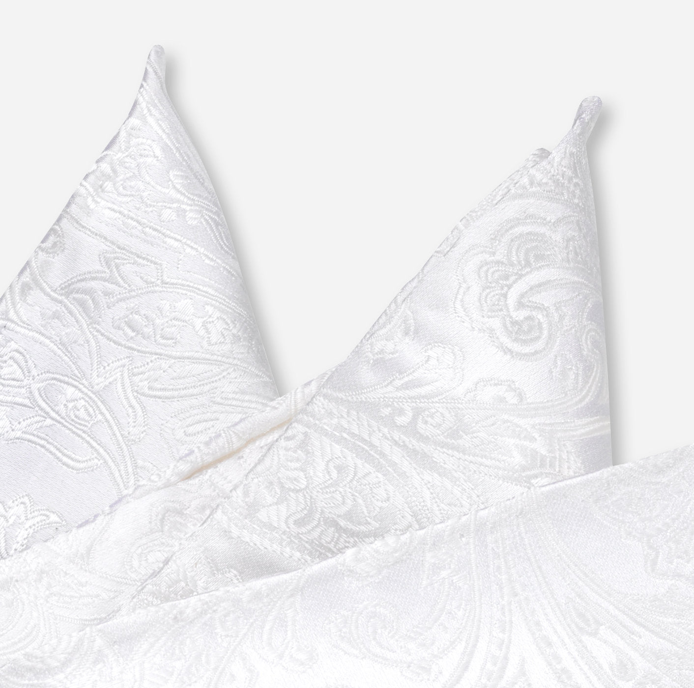 Olymp Silk Jacquard Pocket Square - Champagne