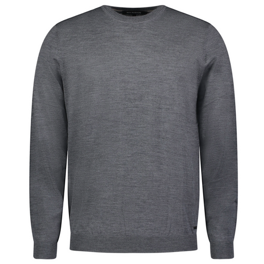 Roy Robson Merino Wool Crew Neck - Grey