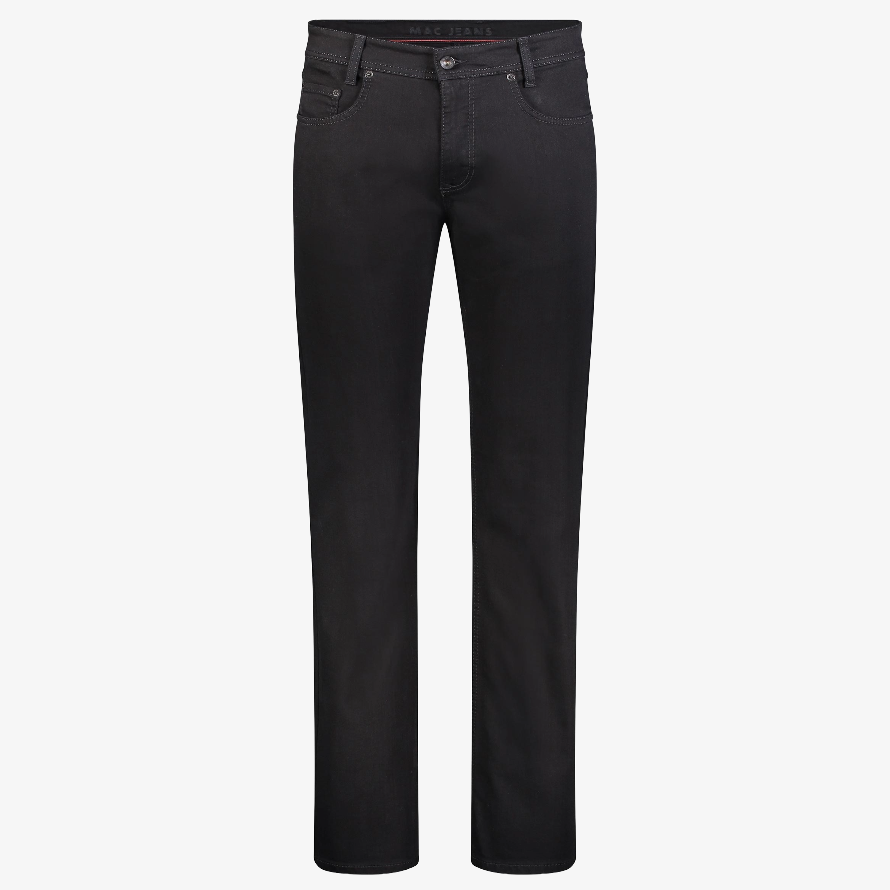 Mac Arne Straight Fit Denim Jeans - Black