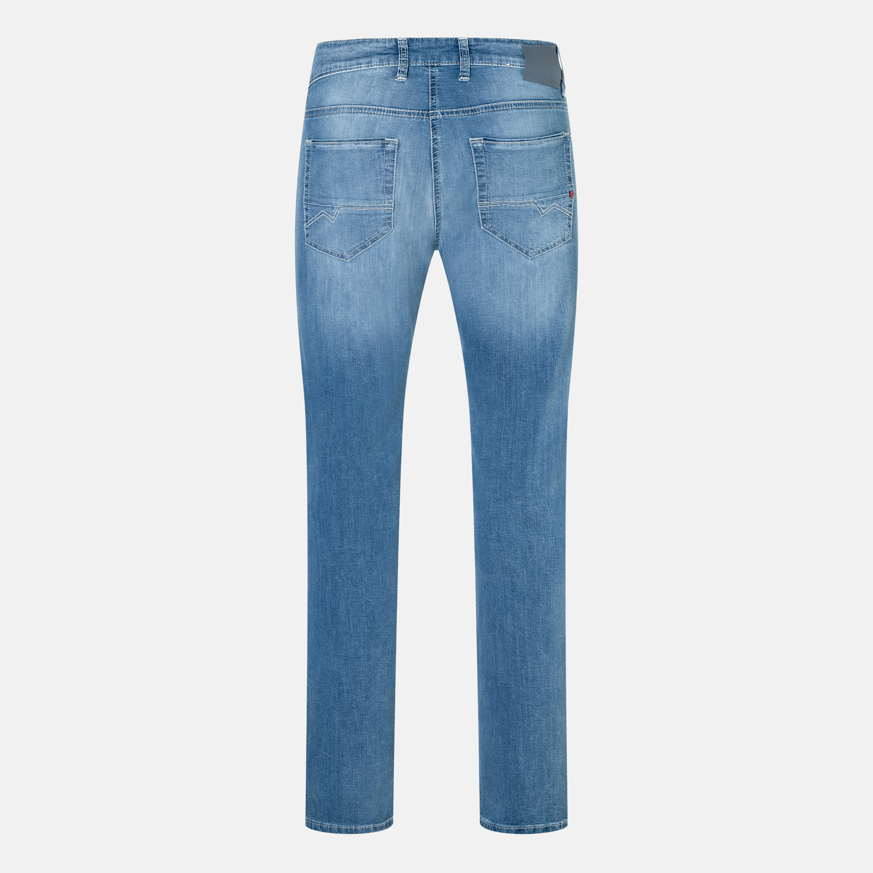 Mac Arne Pipe Light Weight Denim Jeans - Light Blue Authentic
