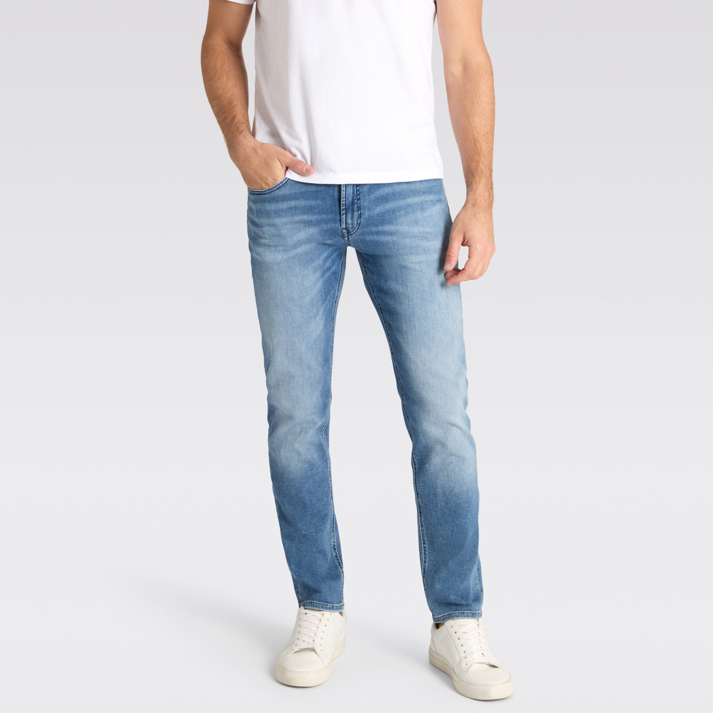 Mac Macflexx Slim Fit Driver Denim Jeans - Summer Blue Used