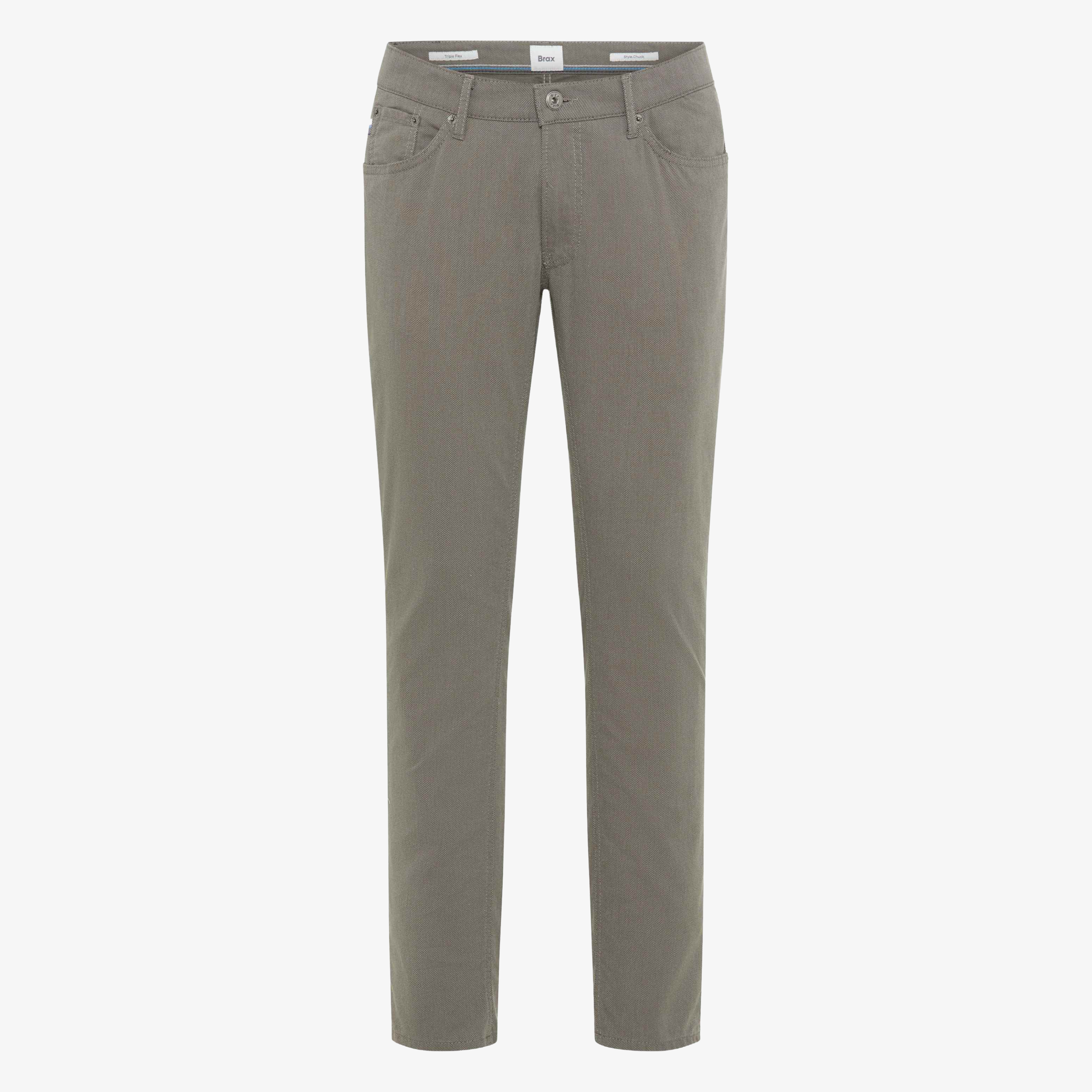 Brax Chuck Hi-Flex Straight Fit Trousers - Olive