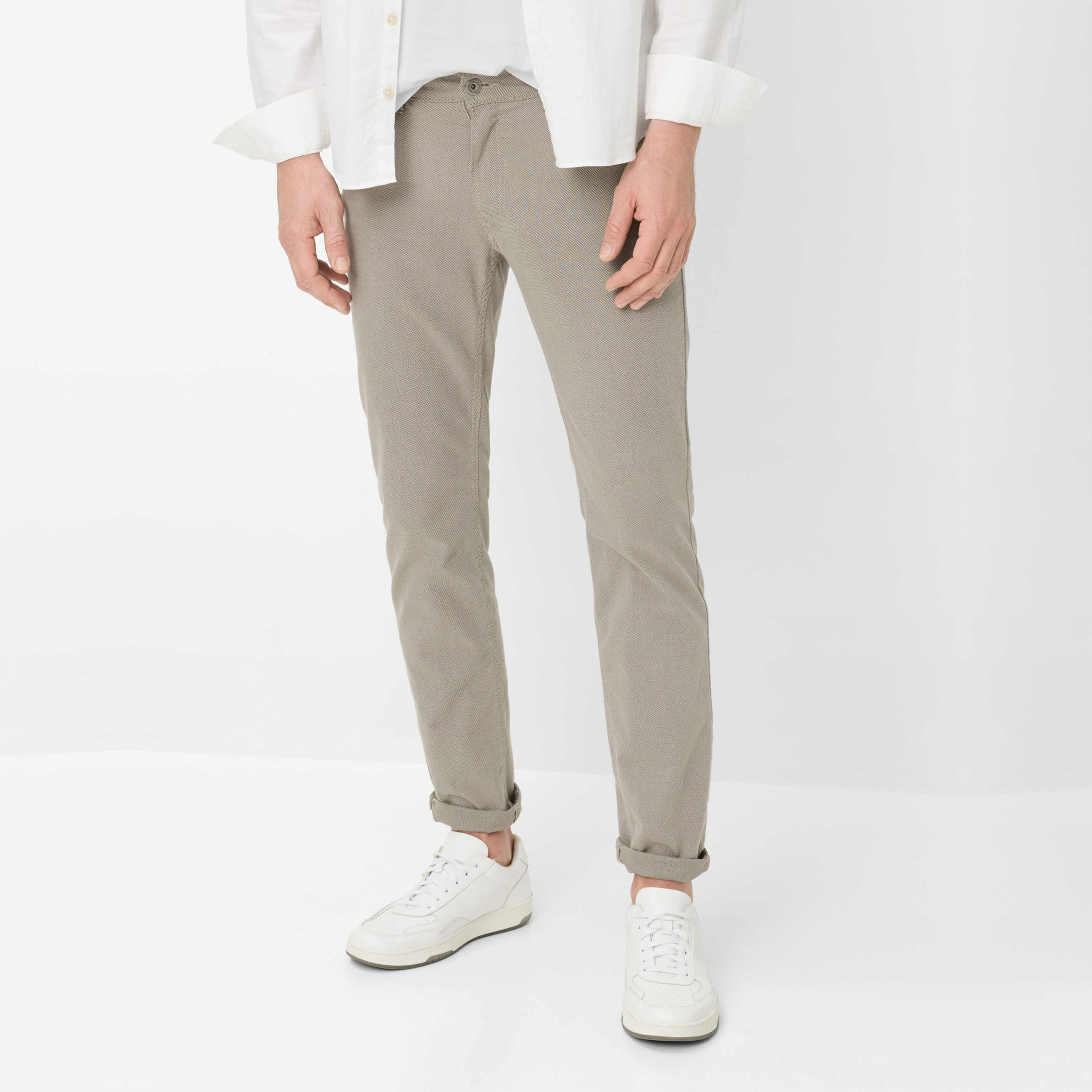 Brax Chuck Hi-Flex Straight Fit Trousers - Walnut