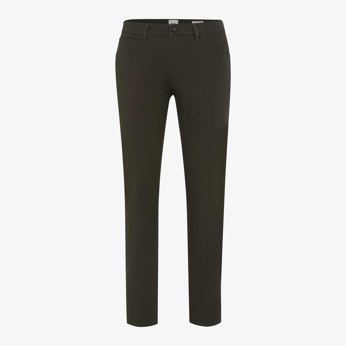Brax Chuck Slim Fit Trousers - Olive Green