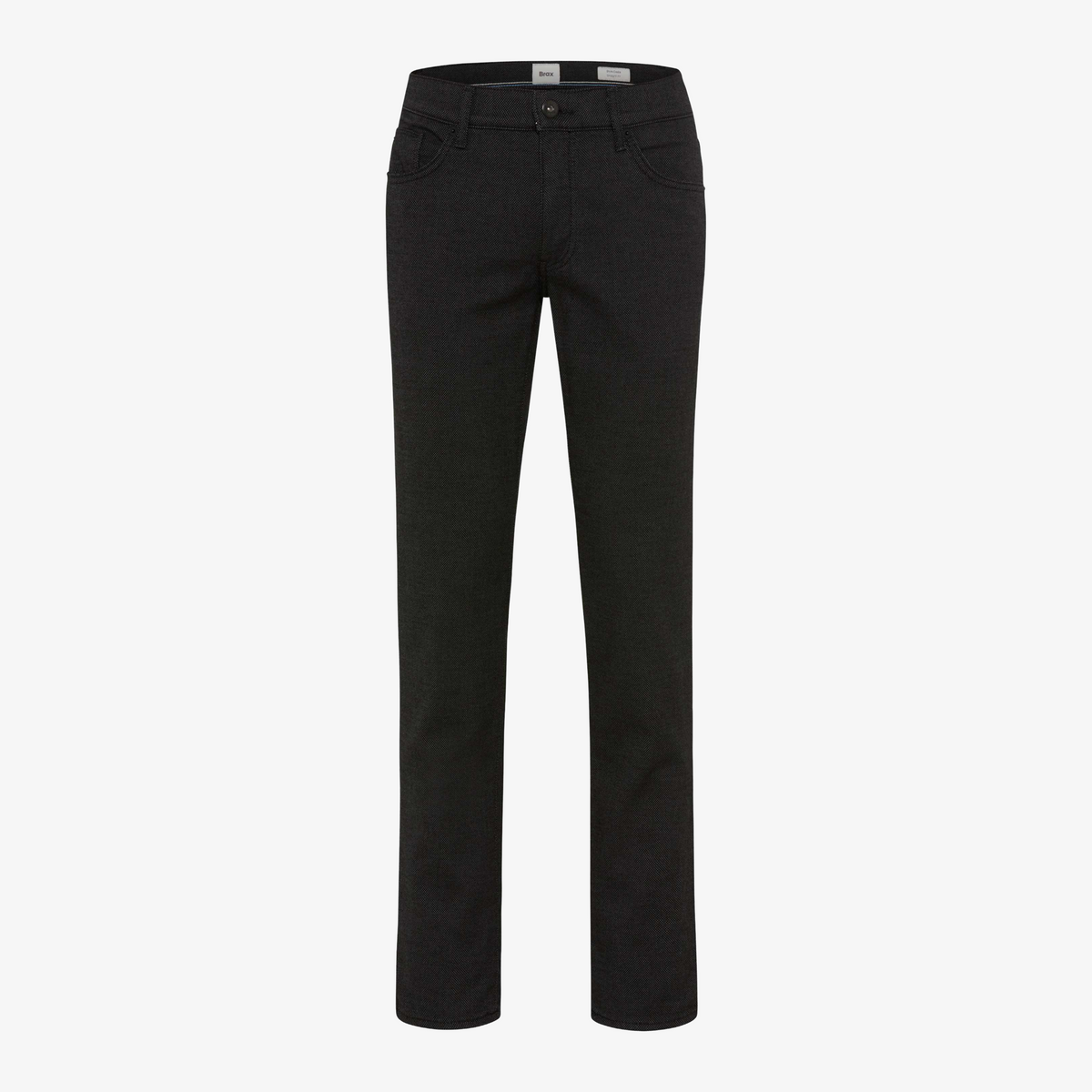 Brax Cadiz Woo-Look Straight Fit Trousers - Cement