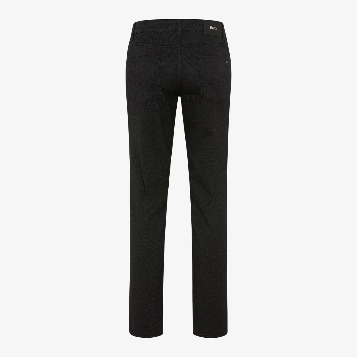Brax Cadiz Woo-Look Straight Fit Trousers - Cement