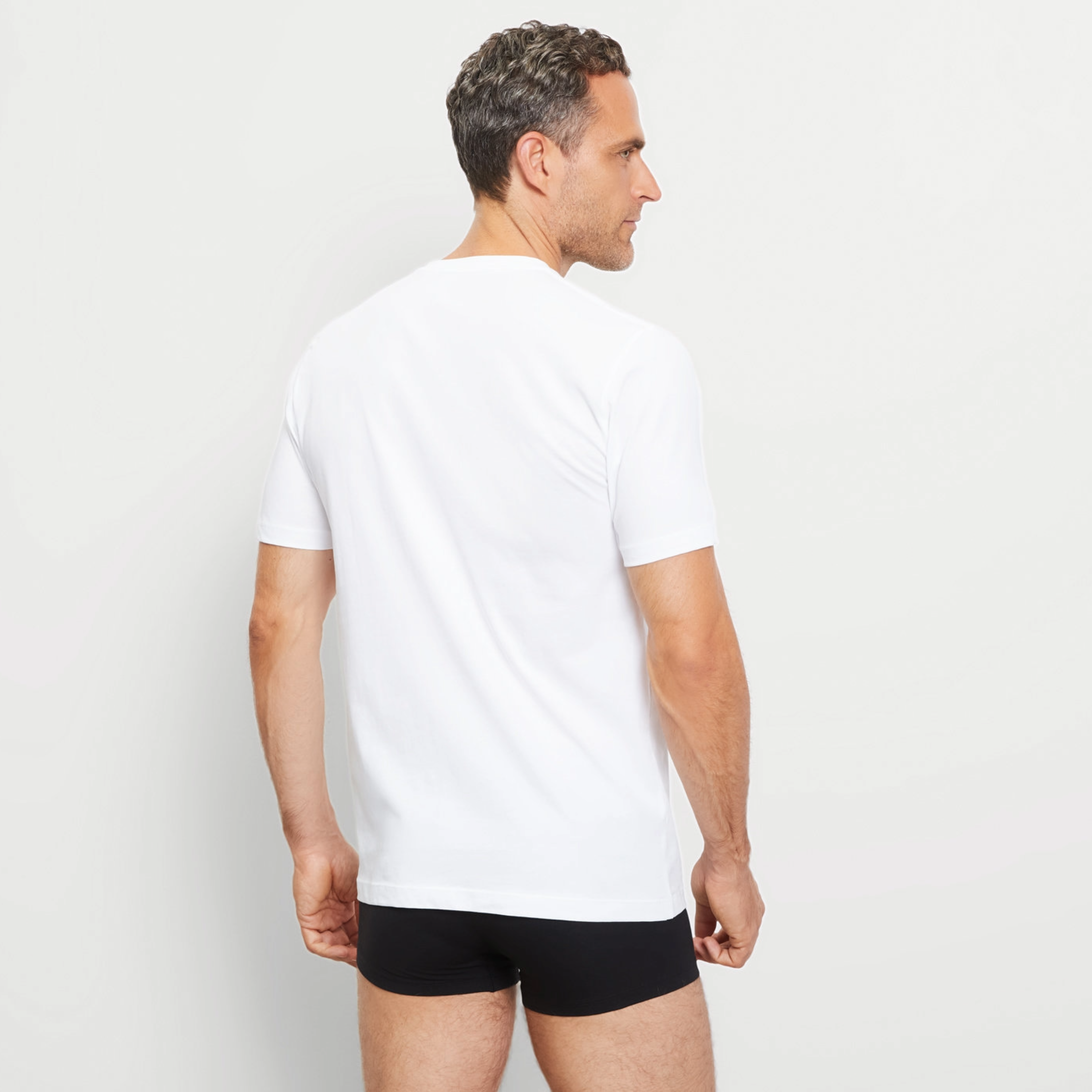 Olymp 2 Pack V Neck Undershirt - White