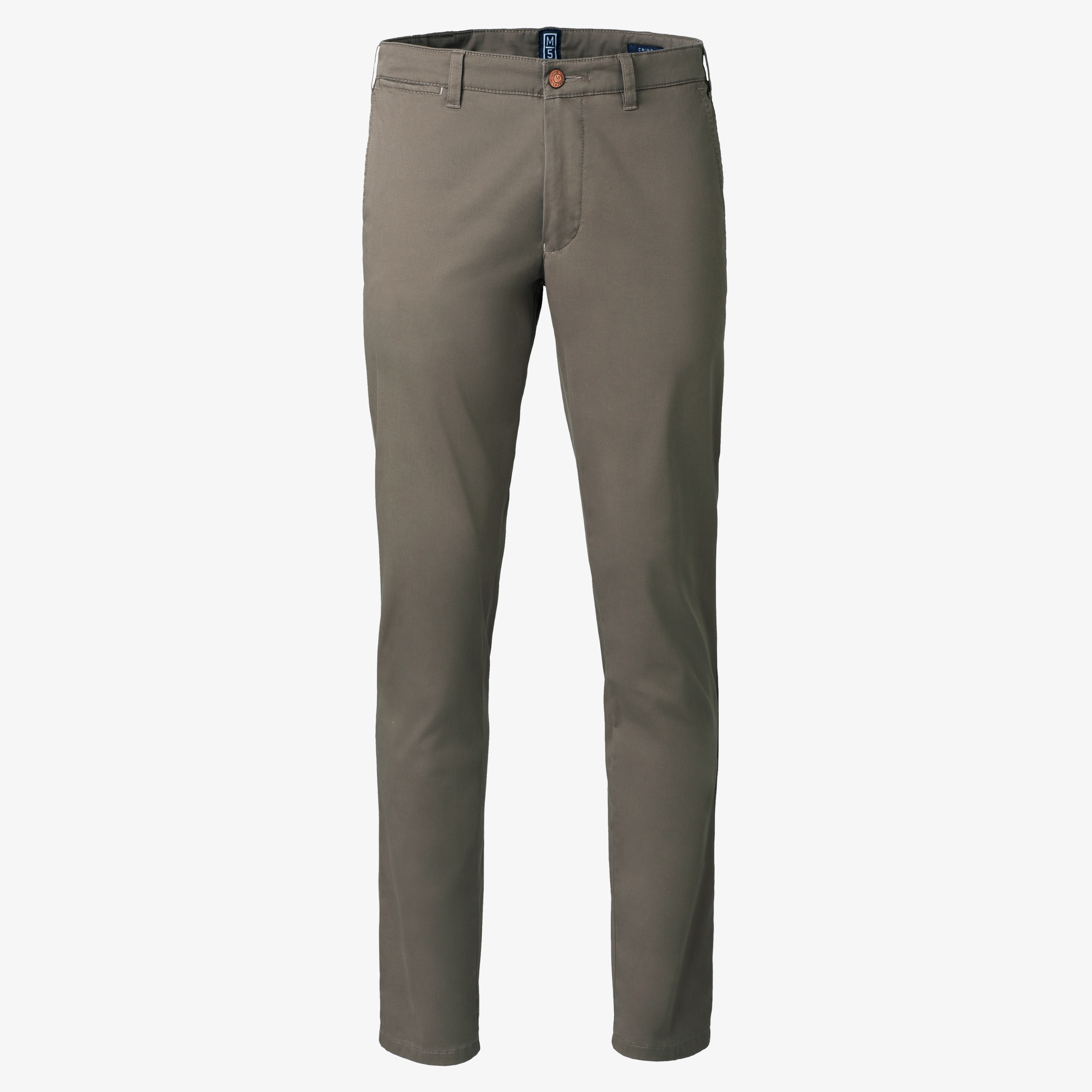M5 by Meyer Light Twill Slim Fit Chinos - Taupe