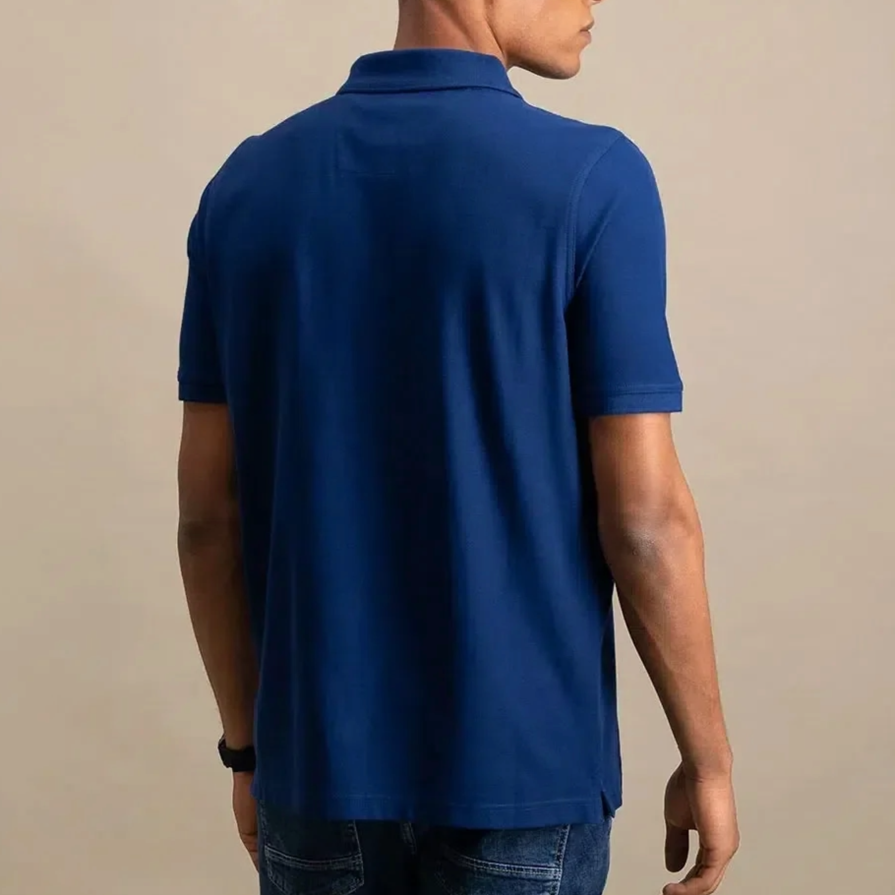 Fynch-Hatton Premium Cotton Polo Shirt - Midnight