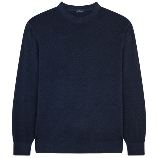 Paul & Shark Wool Crew Sweater - Navy