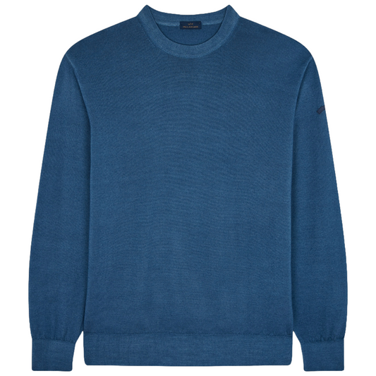 Paul & Shark Wool Crew Sweater - Blue