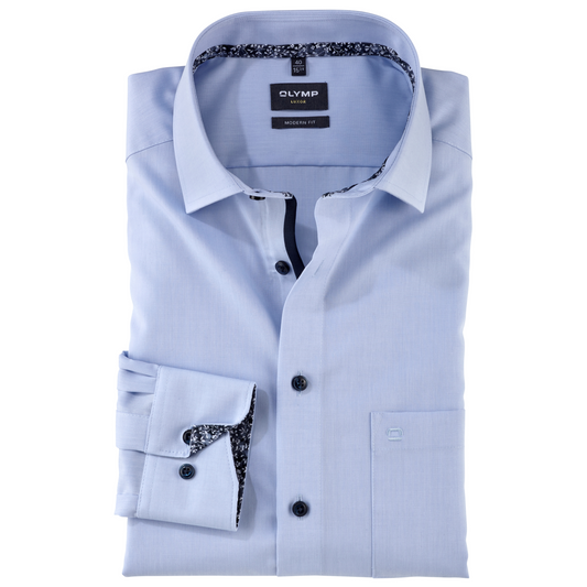 Olymp Luxor Modern Fit Shirt - Sky