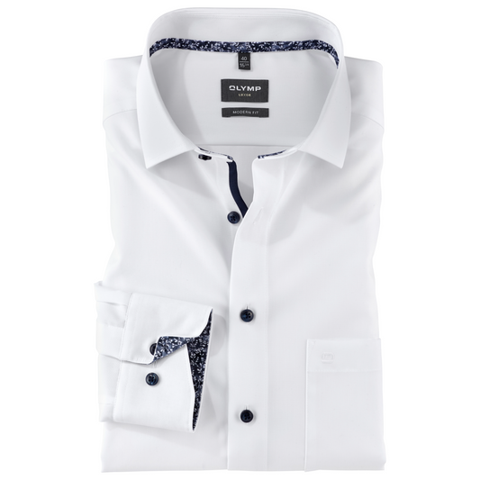 Olymp Luxor Modern Fit Shirt - White