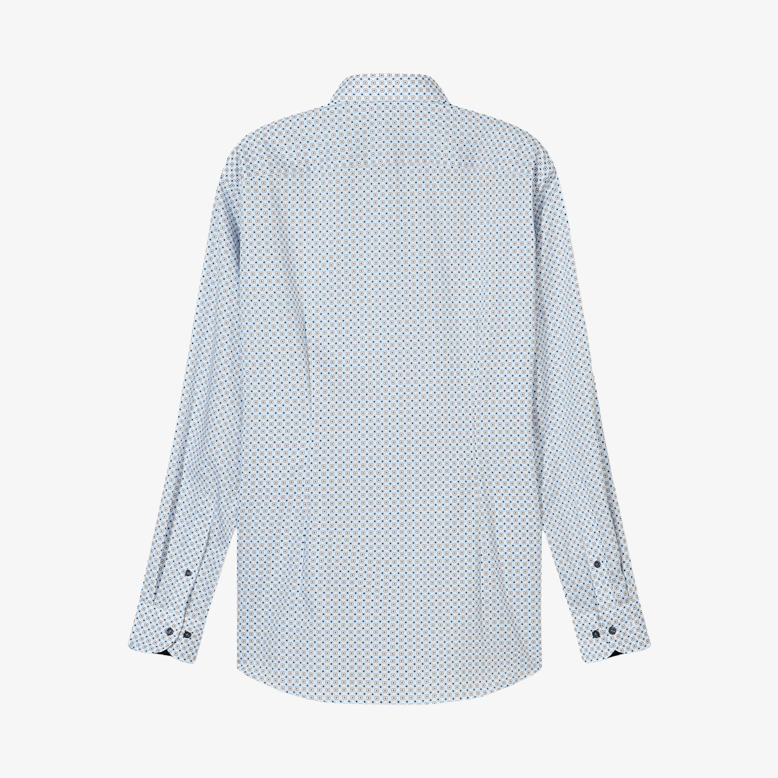 Olymp Luxor Modern Fit Print Shirt - White