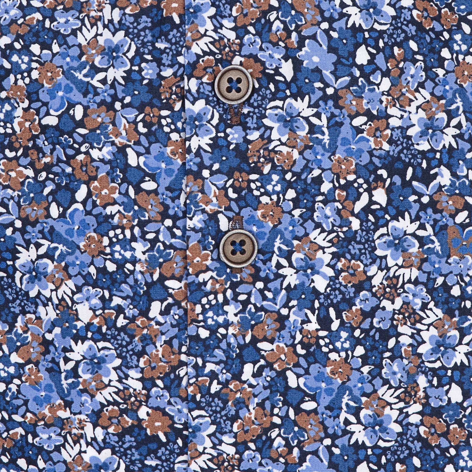 R2 Amsterdam Print Shirt - Blue