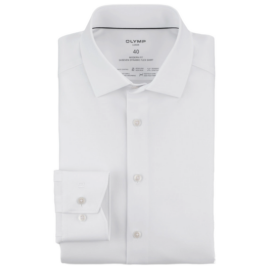 Olymp 24/7 Luxor Modern Fit Shirt - White