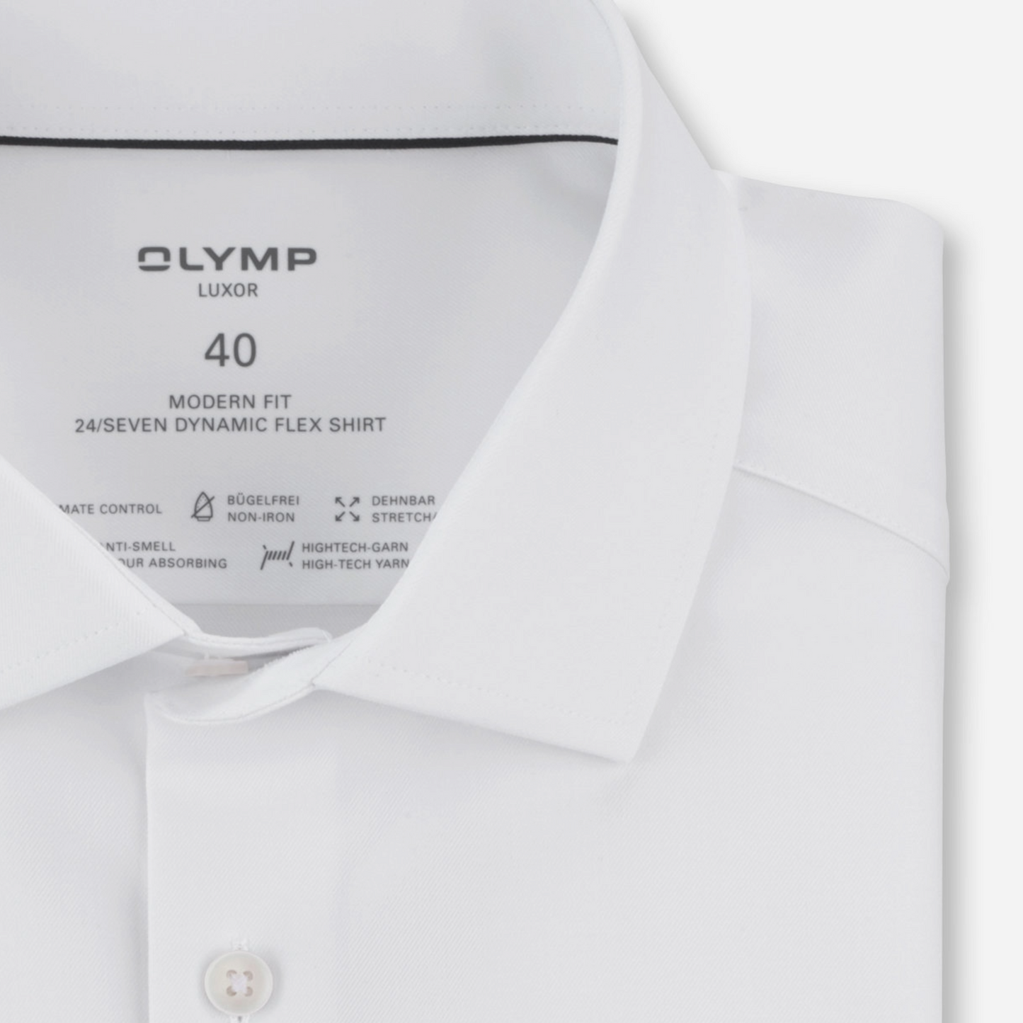 Olymp 24/7 Luxor Modern Fit Shirt - White