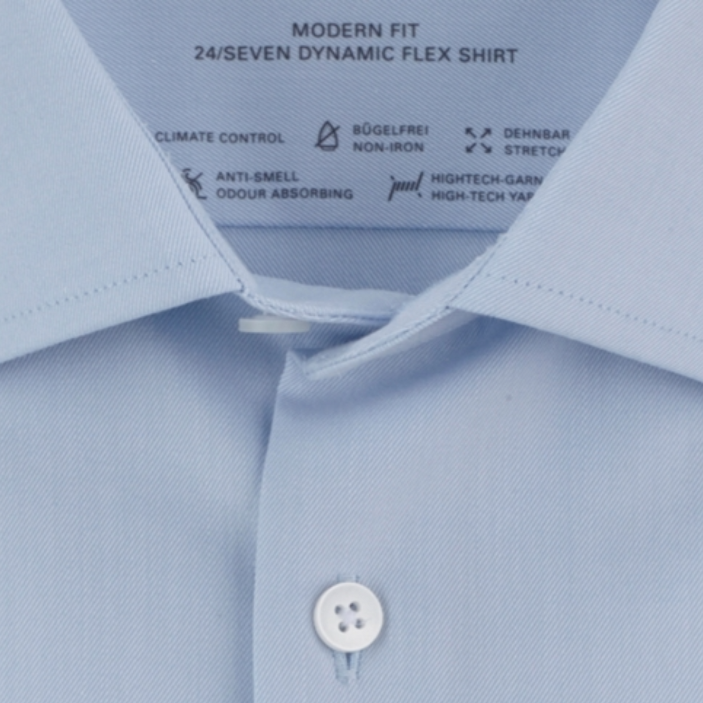 Olymp 24/7 Luxor Modern Fit Shirt - Sky