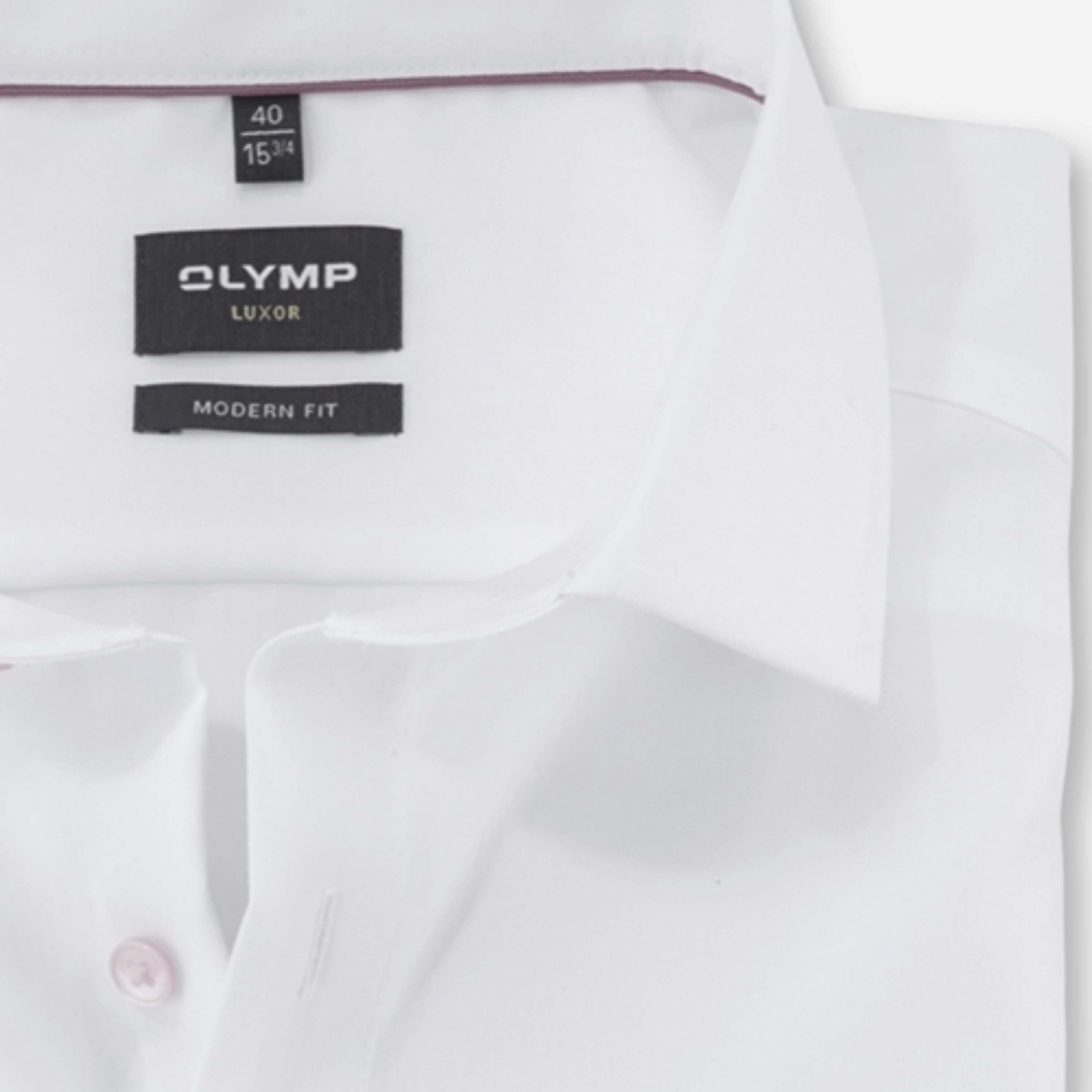 Olymp Luxor Modern Fit Non-Iron Shirt - Rose