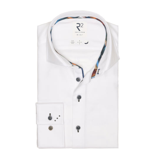 R2 Amsterdam Cotton Twill Shirt - White