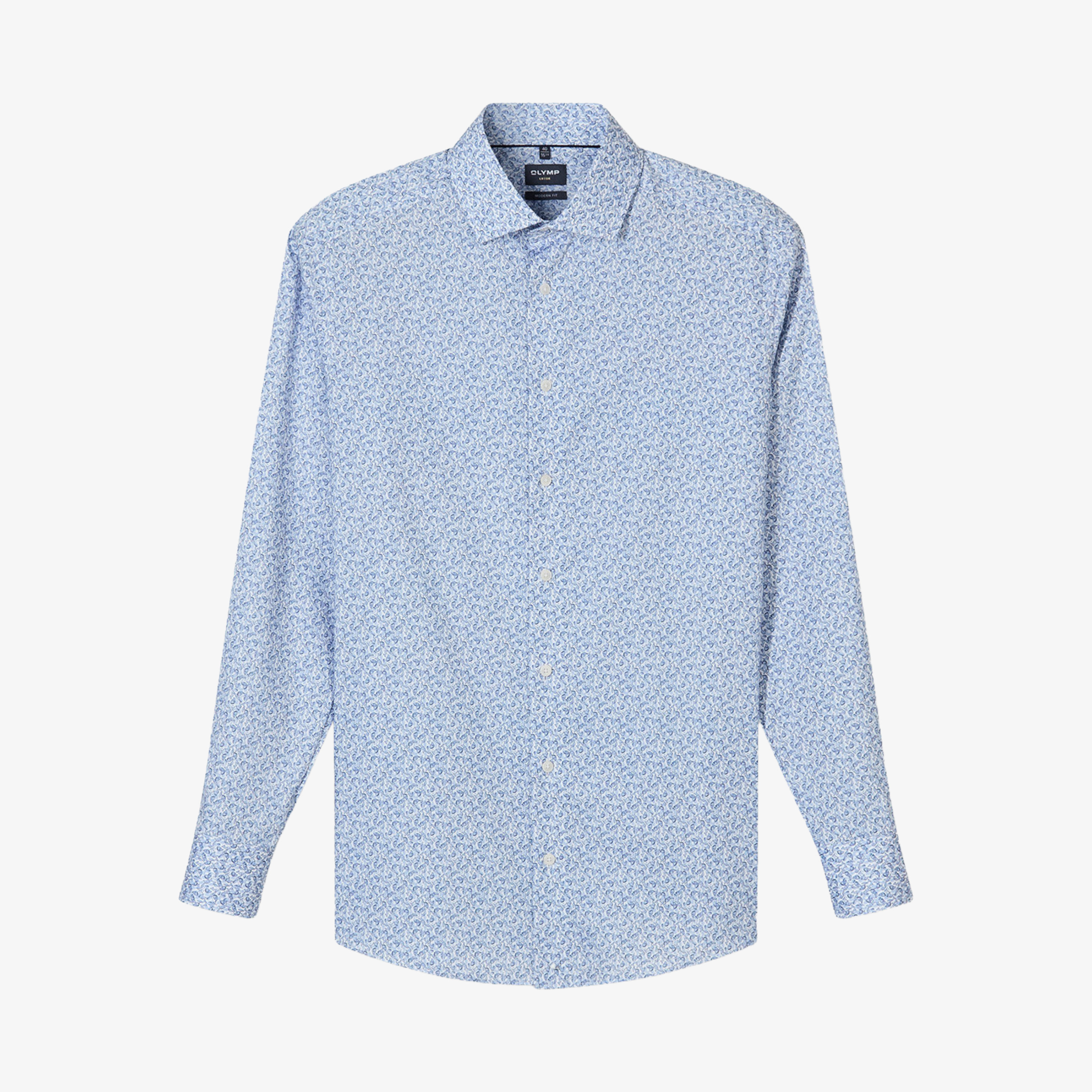 Olymp Luxor Modern Fit Shirt - Light Blue
