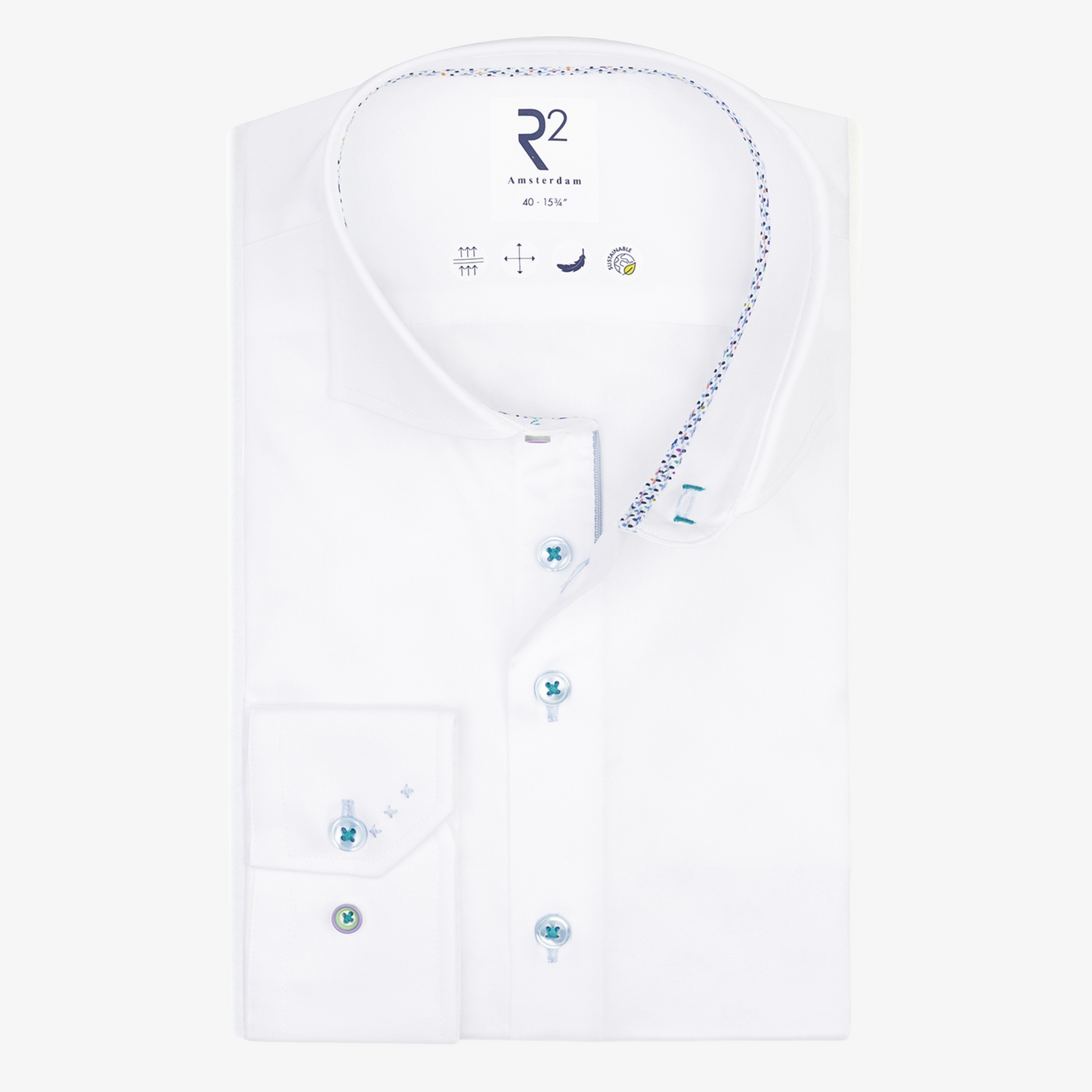 R2 Amsterdam Tencel Shirt - White